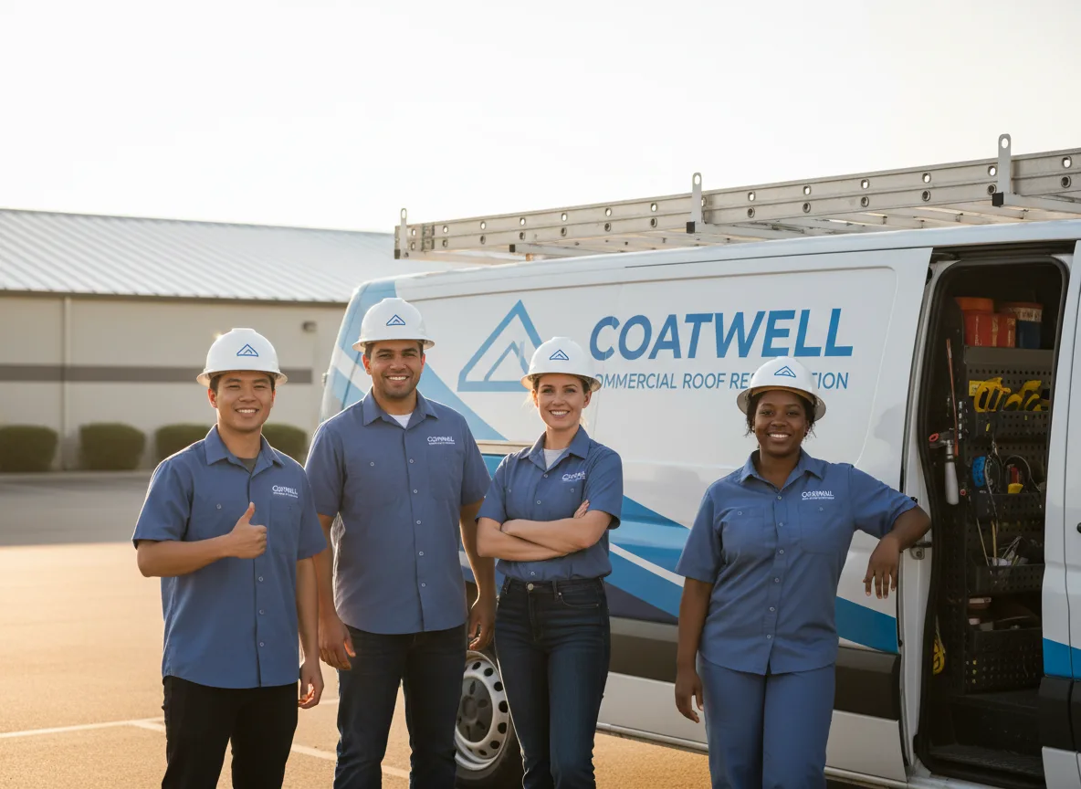 Commercial roof coating company in Wellington, KS